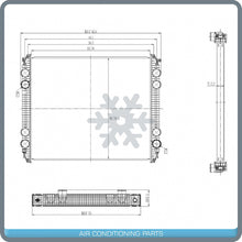 Cargar imagen en el visor de la galería, NEW Radiator for Freightliner Columbia, FLD132, M2 112, Business Class M2.. QL - Qualy Air