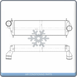 NEW Charge Air Cooler for 08-13 INT'L NAVISTAR 4300 4400 -OE# 222278 QL - Qualy Air