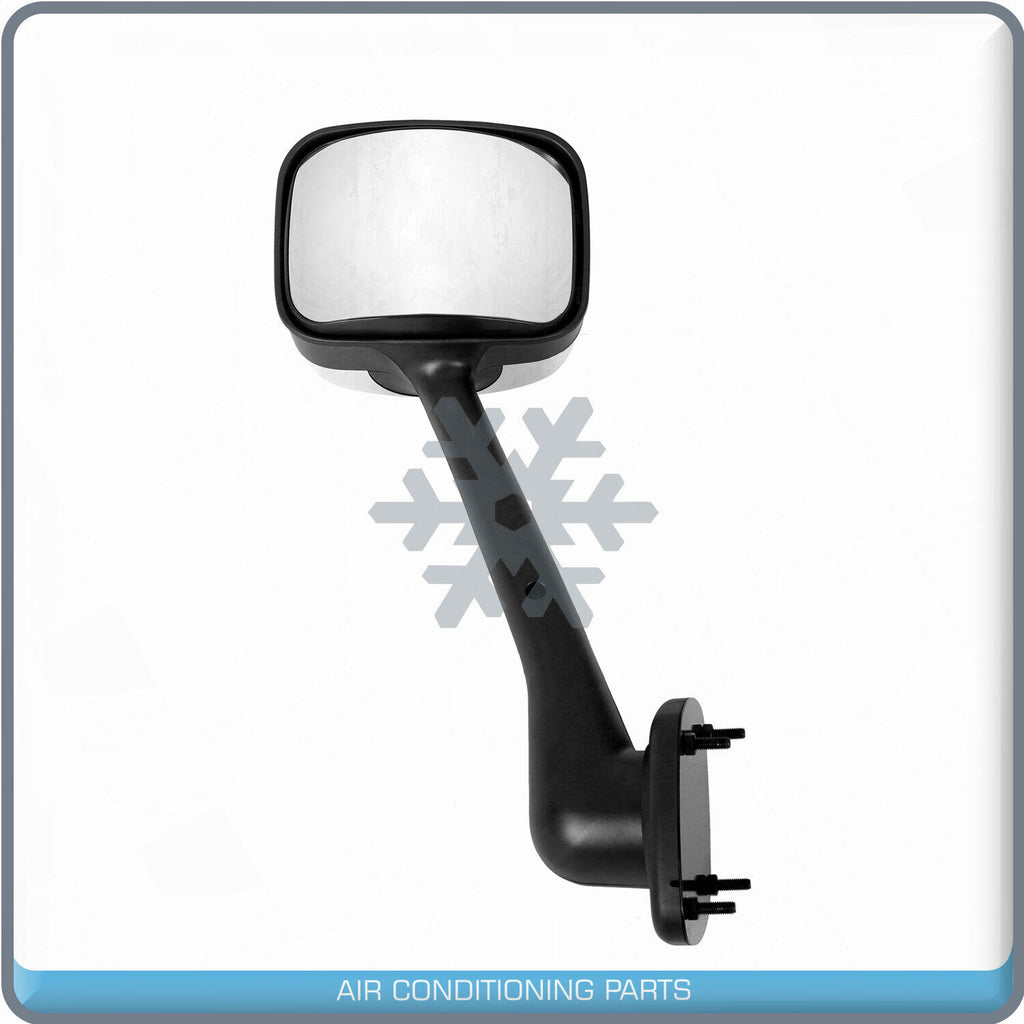Chrome Hood Mirror Driver Left Side Assembly fit 2008-2016 Freightliner Cascadia - Qualy Air