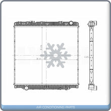 Cargar imagen en el visor de la galería, NEW Radiator for 2017-up NEW CASCADIA, INLET &amp; OUTLET ON SAME SIDE - QL - Qualy Air