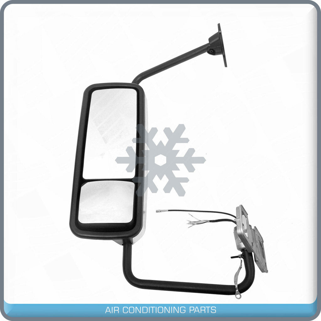 Chrome Side Mirror Driver Left Side fit 02-13 Columbia 01-10 Coronado Century QL - Qualy Air