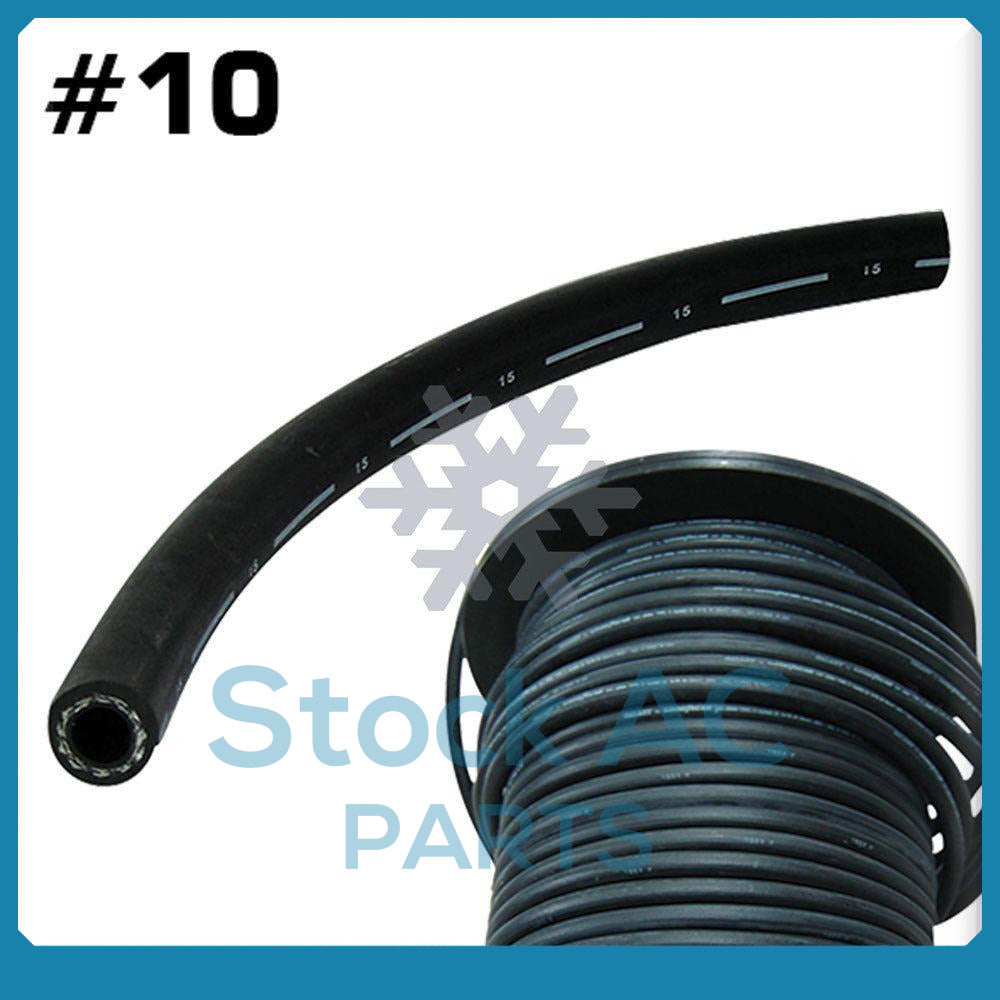 5 FT - Universal Auto A/C House  #10, 1/2'' I.D., 1'' O.D. - Qualy Air