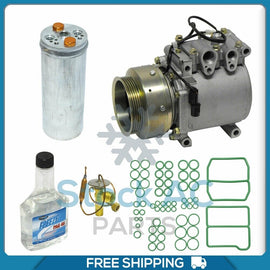 NEW A/C Compressor w/ Repair KIT fits Mitsubishi Mirage 1994 to 1997 - Qualy Air