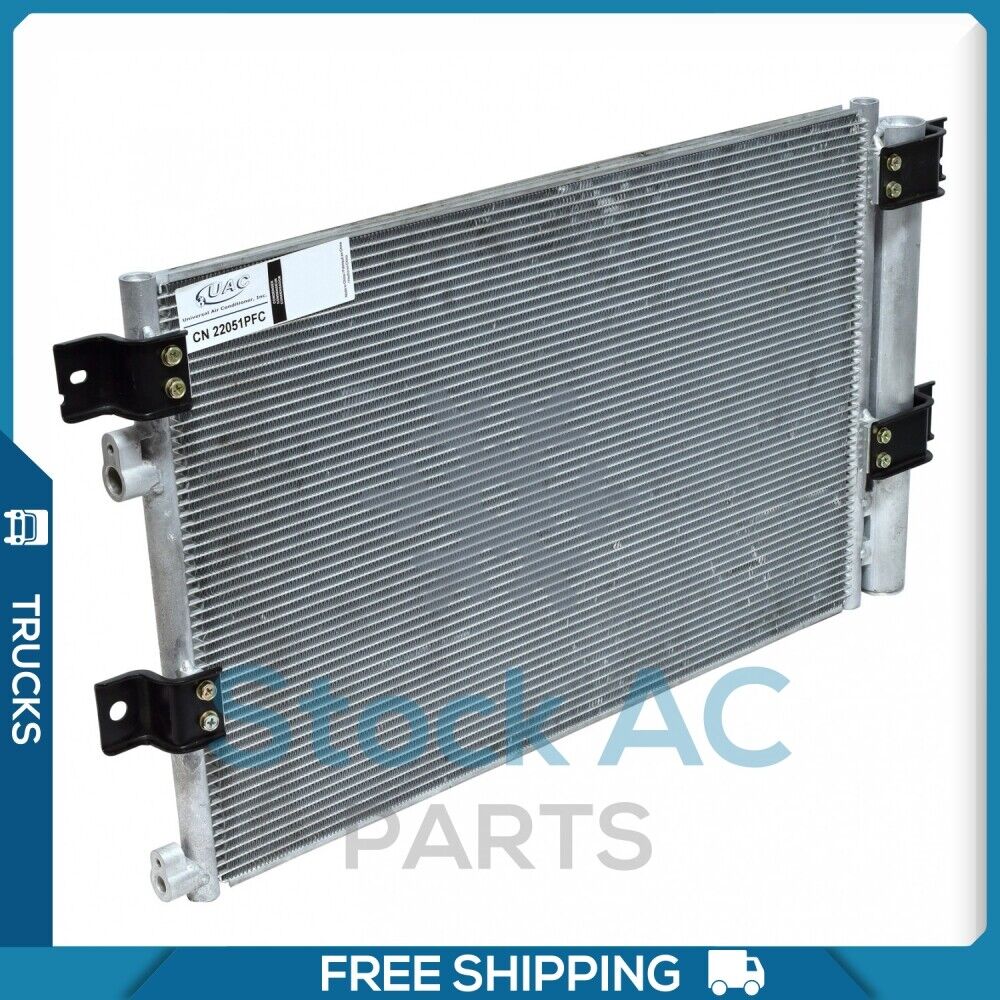A/C Condenser for Hino 145, 165, 185, 238, 258, 258ALP, 258LP, 268, 268A, ... QU - Qualy Air