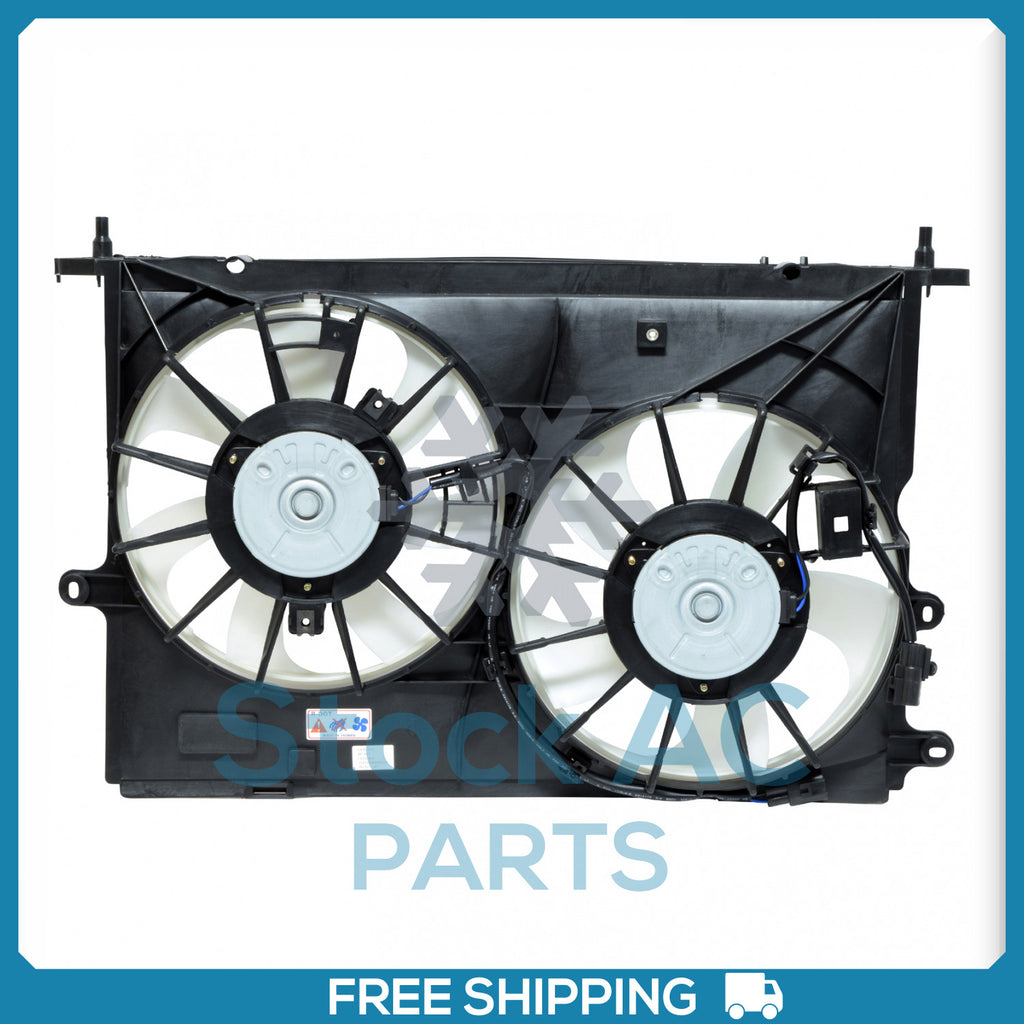 New A/C Radiator-Condenser Fan for Toyota Corolla, Matrix 2.4L - 2009 to 2013 QU - Qualy Air