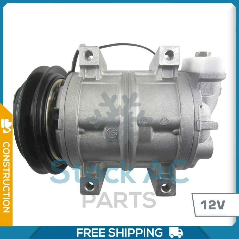 A/C Compressor Fits Jd / Hitachi / Kenki All Models - 12v - Qualy Air