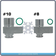 Load image into Gallery viewer, LS Swap AC Compressor adapter fittings for Denso 10s15 &amp;10S17 &amp; 10S20 - CM345061 - Qualy Air