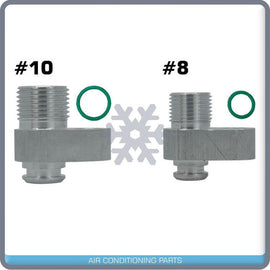 LS Swap AC Compressor adapter fittings for Denso 10s15 &10S17 & 10S20 - CM345061 - Qualy Air