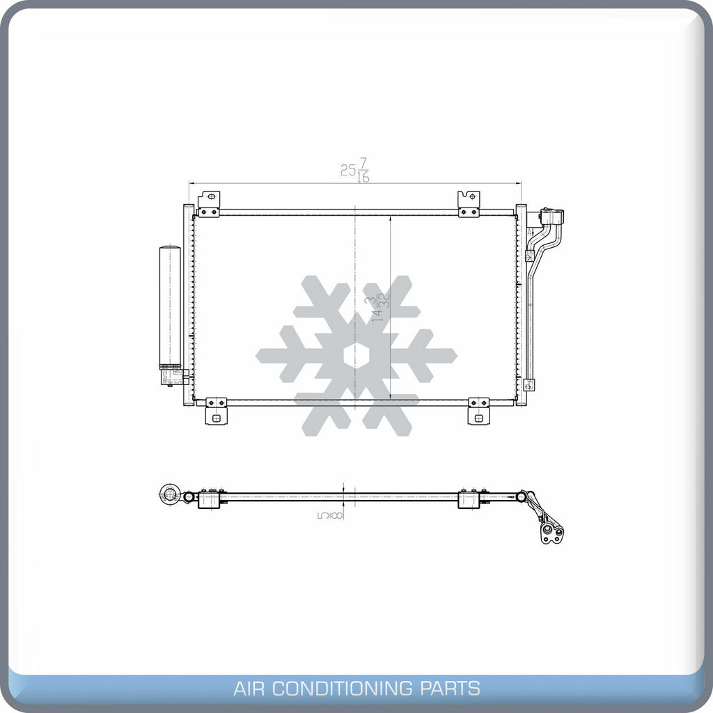 A/C Condenser for Mazda 6 QL - Qualy Air