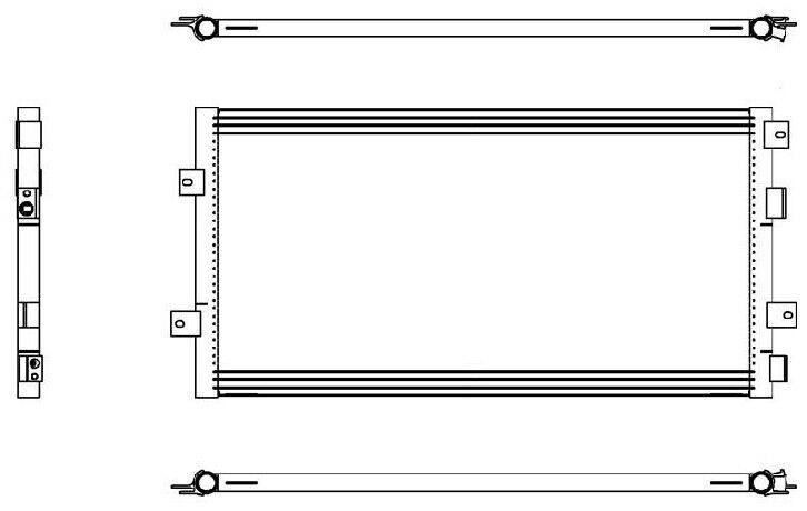 A/C Condenser for Chrysler 300M, Concorde, LHS / Dodge Intrepid QR