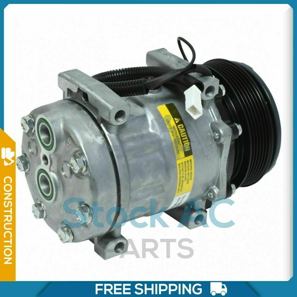 A/C Compressor SD7H15 fits Agco / Caterpillar / Massey - Qualy Air