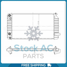 Load image into Gallery viewer, Radiator for Buick Skylark / Chevrolet Beretta, Corsica / Oldsmobile A... QL - Qualy Air