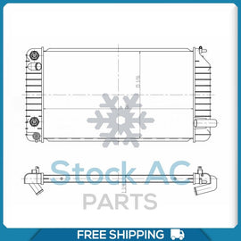 Radiator for Buick Skylark / Chevrolet Beretta, Corsica / Oldsmobile A... QL - Qualy Air