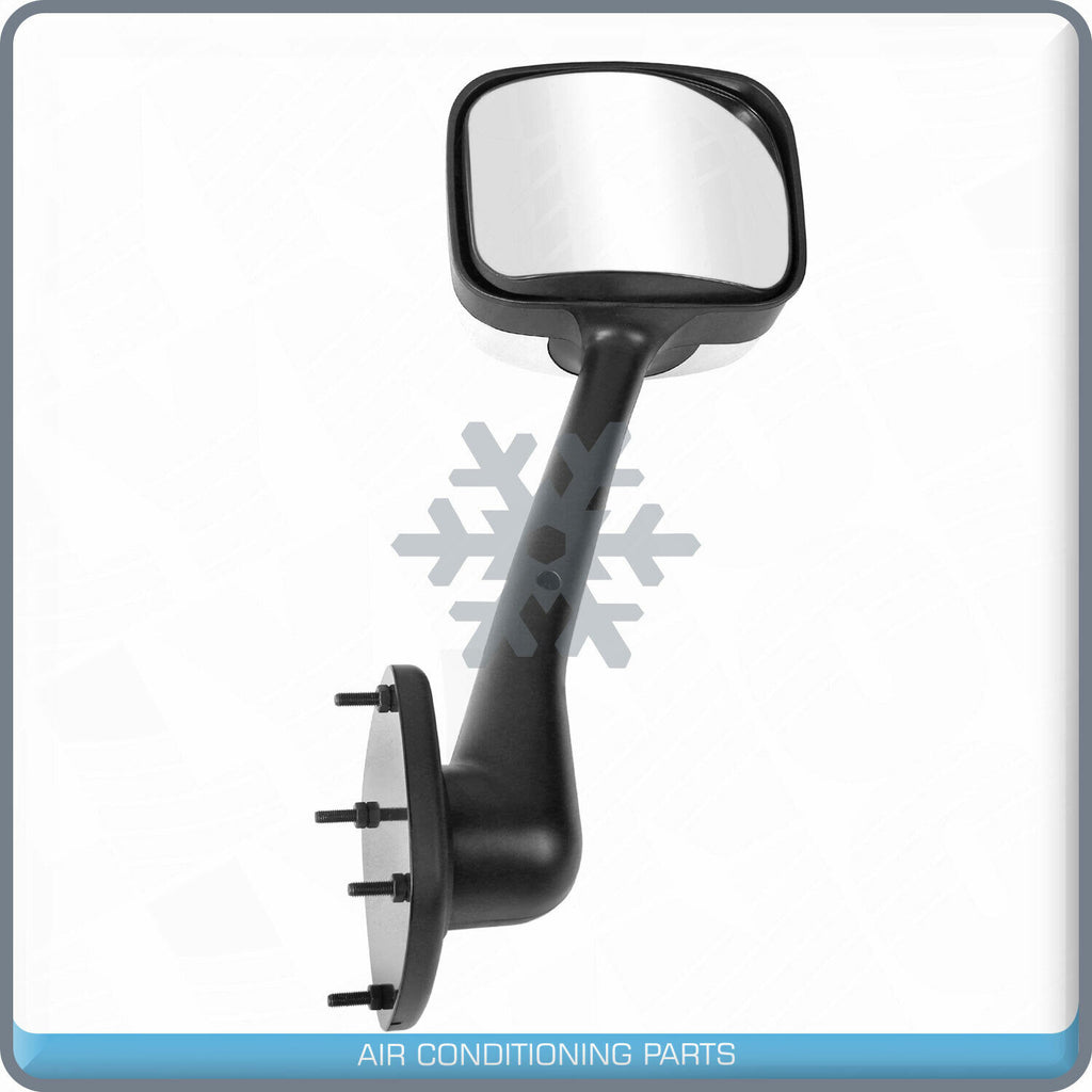 Chrome Hood Mirror Passenger Right Side Assembly fit 08-16 Freightliner Cascadia - Qualy Air