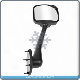 Chrome Hood Mirror Passenger Right Side Assembly fit 08-16 Freightliner Cascadia - Qualy Air