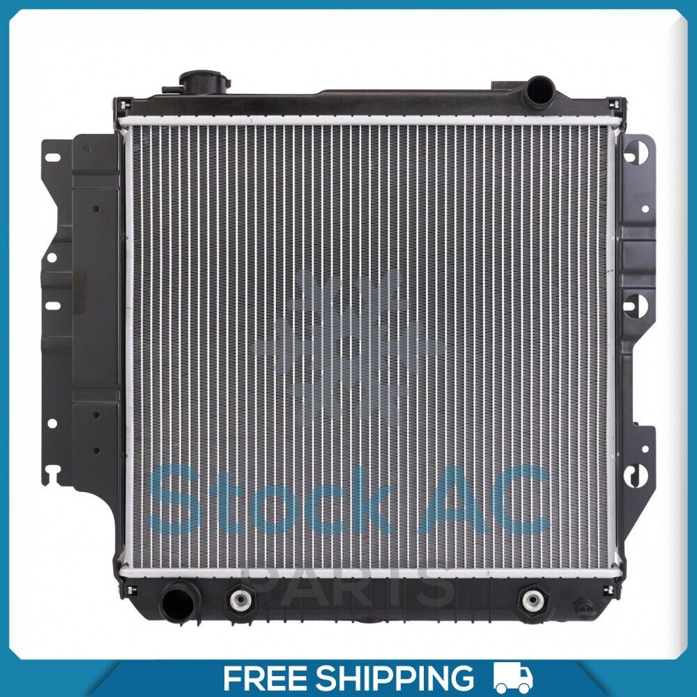 NEW Radiator for Jeep Wrangler 2.5/4.0L - 1987 to 1995 - QOA - Qualy Air