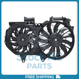 New A/C Radiator-Condenser Fan for Audi A4 - 2002 to 2008 - OE# 8E0121207F QU