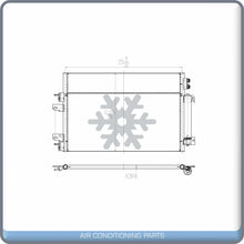 Load image into Gallery viewer, A/C Condenser for Jeep Compass, Patriot / Dodge Caliber QL - Qualy Air