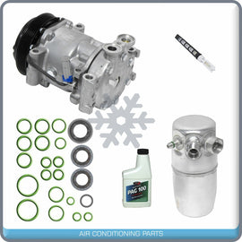 A/C Kit for Chevrolet C1500, C2500, C3500, C3500HD, K1500, K2500, K3500, S... QU - Qualy Air
