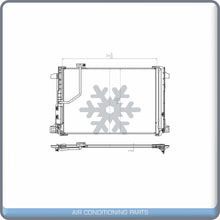Load image into Gallery viewer, A/C Condenser for Mercedes-Benz E350, GLK250, GLK300, GLK350, SLK200, SLK3... QL - Qualy Air