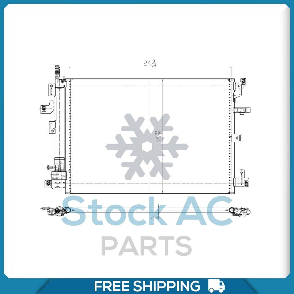 A/C Condenser for Volvo XC90 QL - Qualy Air
