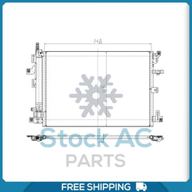 A/C Condenser for Volvo XC90 QL - Qualy Air
