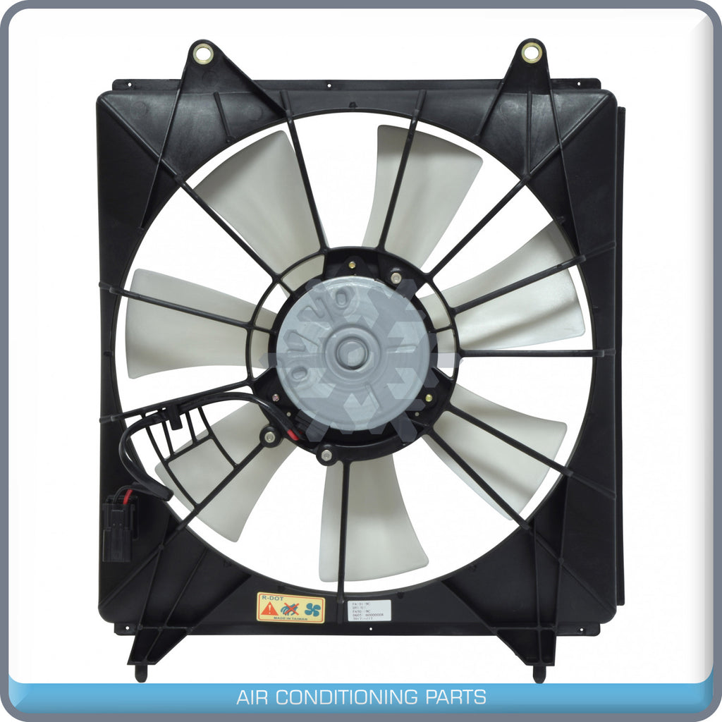 New AC Condenser Fan for Acura TSX - 2009 to 2014 / Honda Accord - 2008 to 2012 - Qualy Air