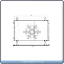 Cargar imagen en el visor de la galería, A/C Condenser for Honda Pilot, Ridgeline / Acura MDX QL - Qualy Air