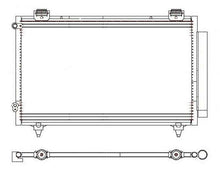 Load image into Gallery viewer, A/C Condenser for Toyota Corolla CE 1.8L, Corolla LE 1.8L, Corolla S 1.8L.. - Qualy Air
