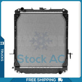 Radiador para Isuzu NPR, GMC Chevy W3500 adelante Tiltmaster 23 1/4 x 21 9/16 QL
