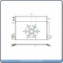 Load image into Gallery viewer, A/C Condenser for Chevrolet Camaro / Cadillac ATS, CTS QL - Qualy Air