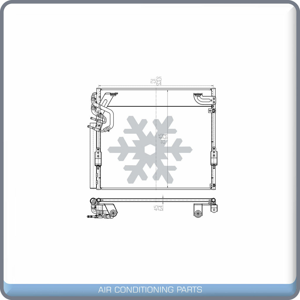 A/C Condenser for Toyota Tundra, Sequoia QL - Qualy Air