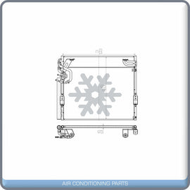 A/C Condenser for Toyota Tundra, Sequoia QL - Qualy Air
