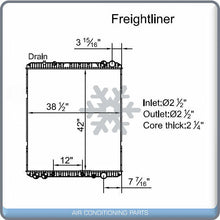 Load image into Gallery viewer, NEW Radiator for Freightliner Cascadia, Century Class, Columbia, Argosy.. QL - Qualy Air