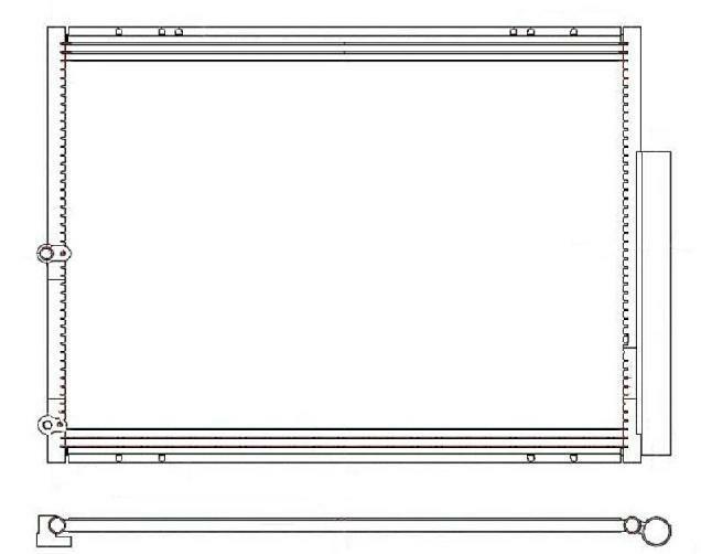 A/C Condenser for Chevrolet Malibu / Lexus RX330 QR - Qualy Air