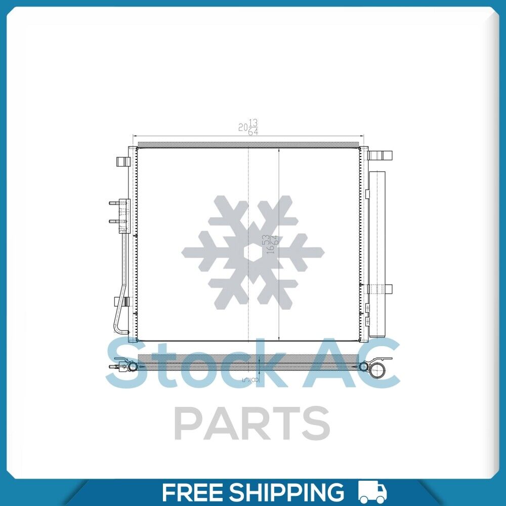 A/C Condenser for Santa Fe Sport / Sorento QL - Qualy Air