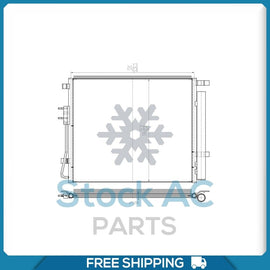 A/C Condenser for Santa Fe Sport / Sorento QL - Qualy Air