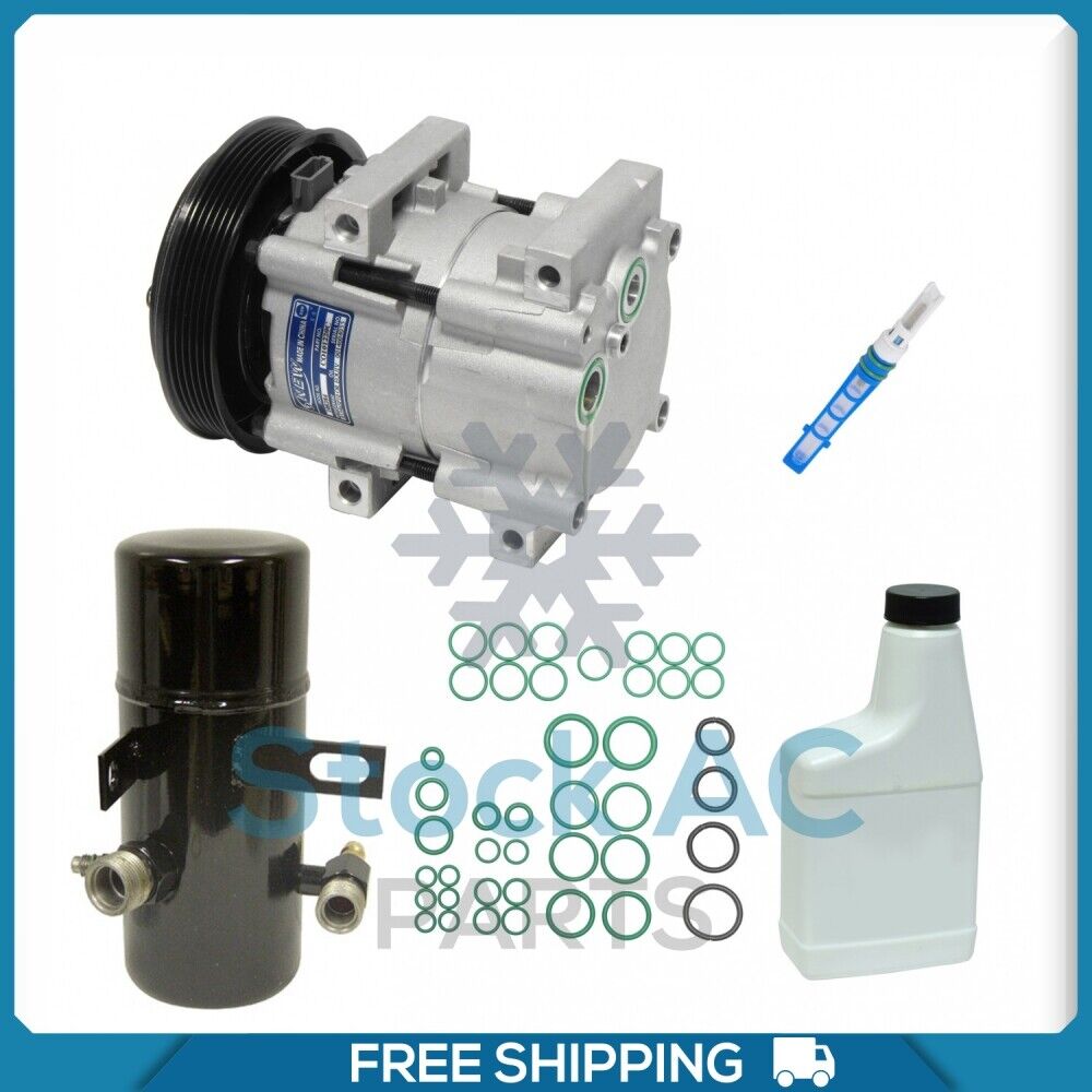 New A/C KIT for Ford F-150, F-250, F-350 - 4.9L, 7.5L - 1994 to 1996 - Qualy Air