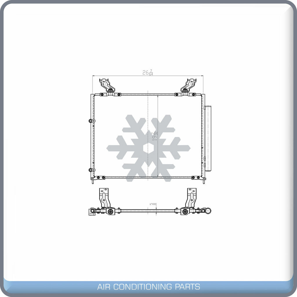 A/C Condenser for Honda Pilot / Acura MDX QL - Qualy Air