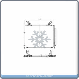 A/C Condenser for Honda Pilot / Acura MDX QL - Qualy Air