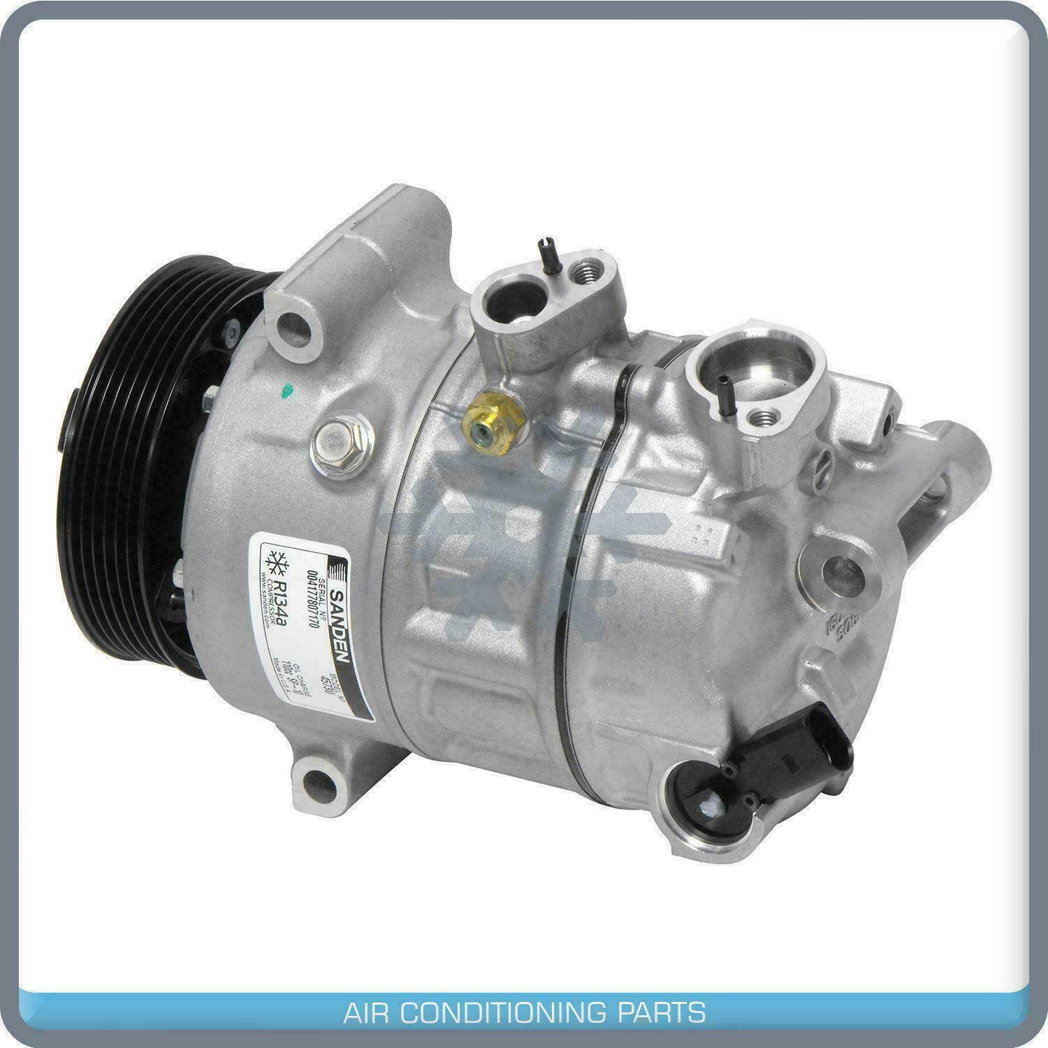 New Sanden OEM A/C Compressor for Audi A3 / VW Jetta, CC, GTI, Passat 1.8L, 2.0L - Qualy Air