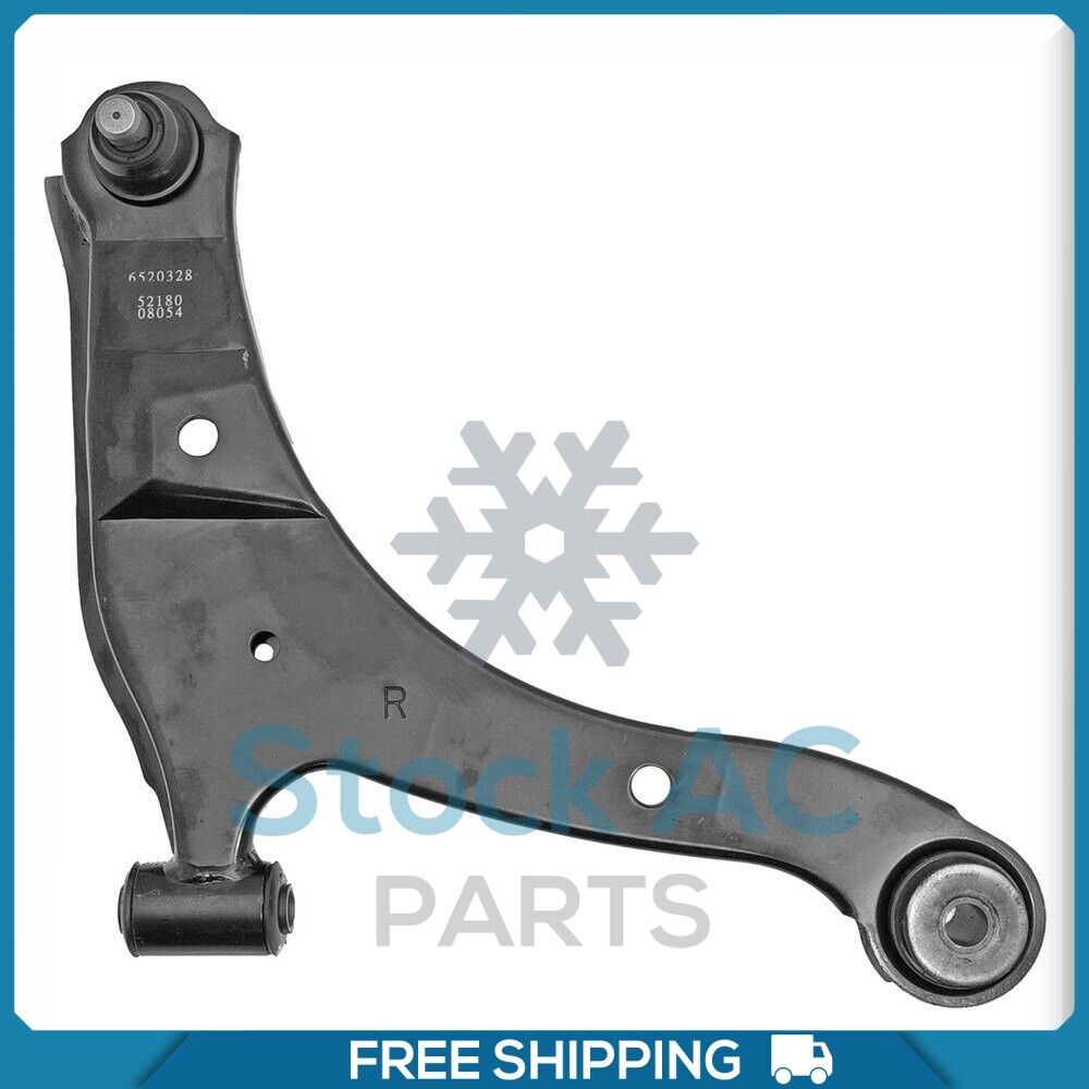 Control Arm Front Lower Right for Chrysler PT Cruiser, Dodge Neon QOA - Qualy Air