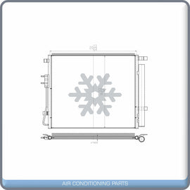 A/C Condenser for Santa Fe Sport / Sorento QL - Qualy Air