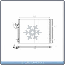 Load image into Gallery viewer, A/C Condenser for Ford Focus, Transit Connect QL - Qualy Air