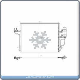 A/C Condenser for Ford Escape QL - Qualy Air