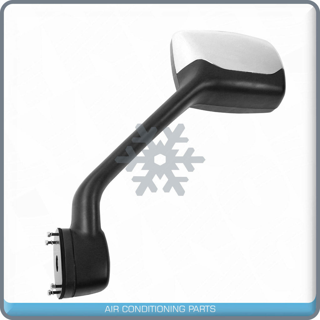 Chrome Hood Mirror Driver Left Side fit Kenworth T680 Peterbilt 2010+ 579 587 QL - Qualy Air