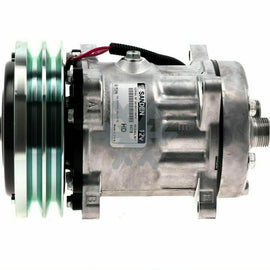 A/C Compressor OEM Sanden SD7H15 fits Case IH / Caterpillar / DEUTZ / Hesst... - Qualy Air
