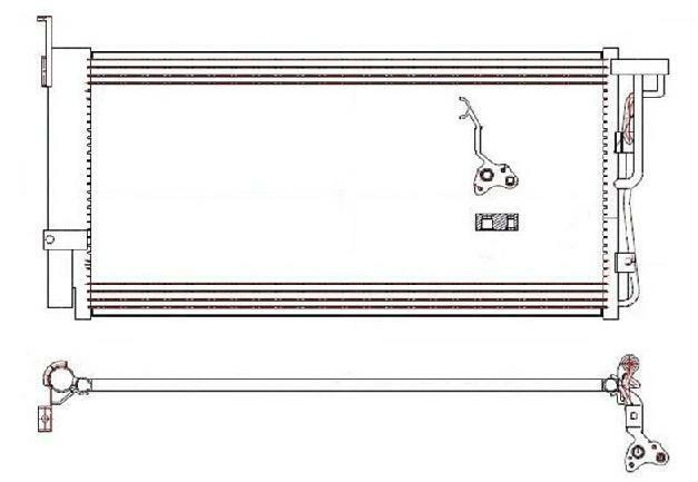 A/C Condenser for Sonata, XG350 / Optima QR - Qualy Air