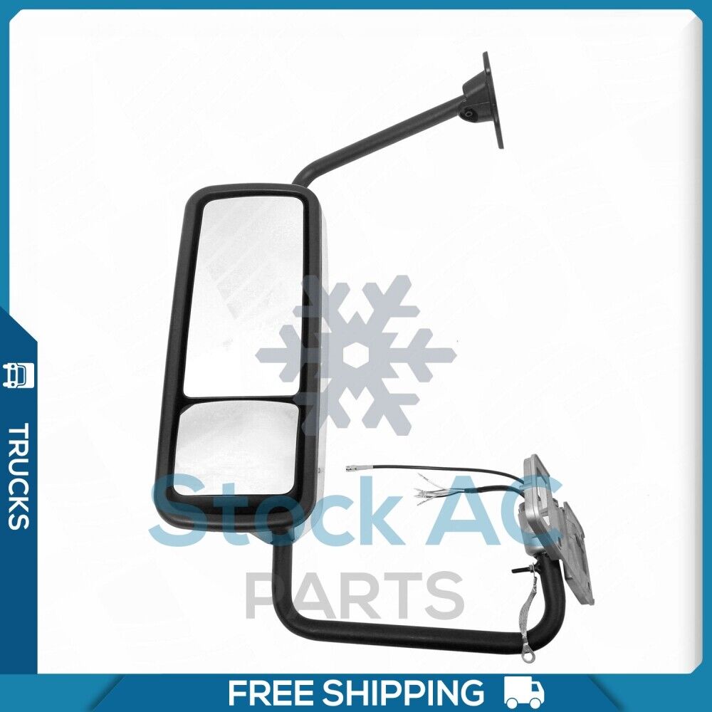Chrome Side Mirror Driver Left Side fit 02-13 Columbia 01-10 Coronado Century QL - Qualy Air