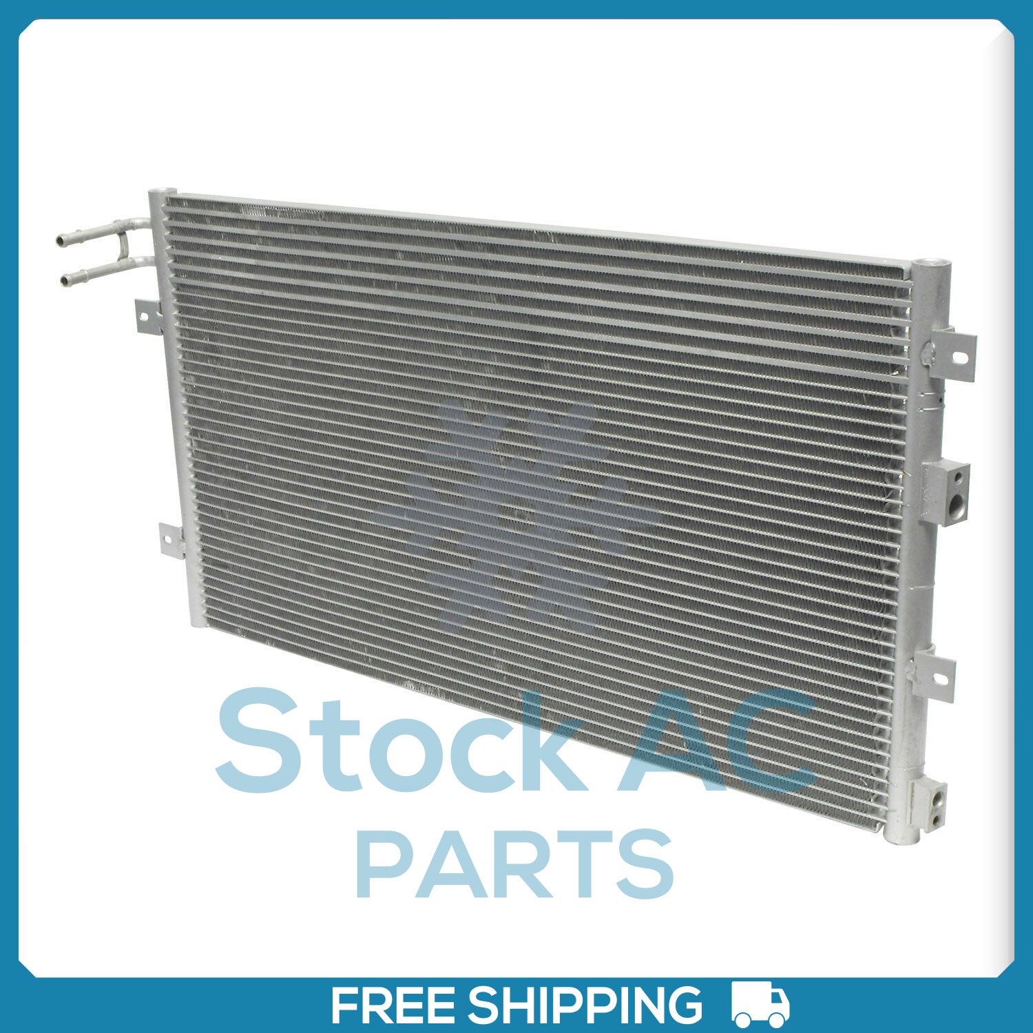 New A/C Condenser for Chrysler Sebring - 2003-2004 / Dodge Stratus - 2003-2006 - Qualy Air